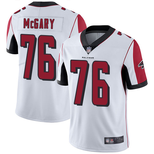 Atlanta Falcons Limited White Men Kaleb McGary Road Jersey NFL Football 76 Vapor Untouchable
